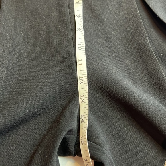 BCBGMAXAZRIA high waist, wide leg office pants Black SZ M - Picture 10 of 12